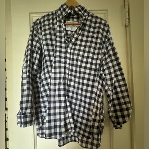 Frank & Eileen Joedy shirt in blue & white check cotton